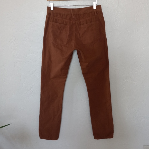 Raleigh Denim Jones Fit Cotton Canvas Pant Terracotta Brown 30"×33" - Picture 14 of 14